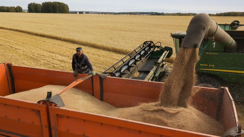Россия в 2023 году, предварительно, собрала 147 миллионов тонн зерна